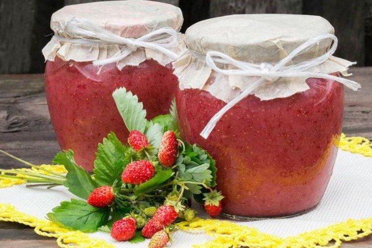 Confiture de fraises sans sucre