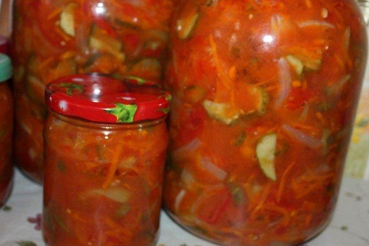 Salade de poivrons aux concombres