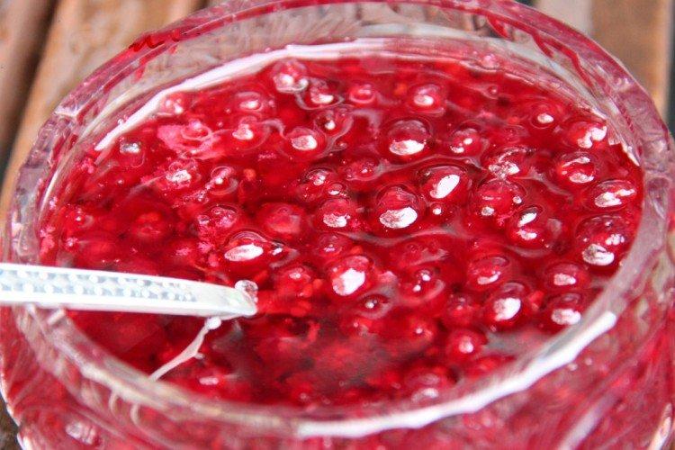 Confiture de groseilles rouges et blanches