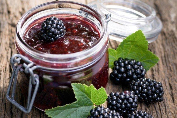 Confiture de mûres sans sucre