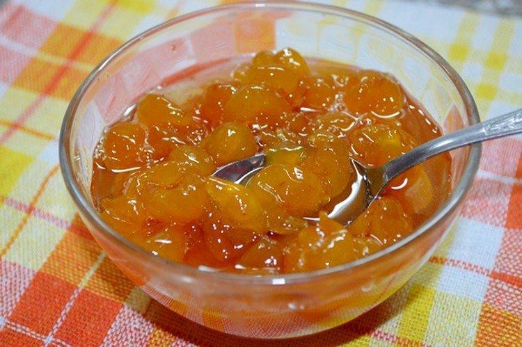 Confiture de cerises blanches et pommes
