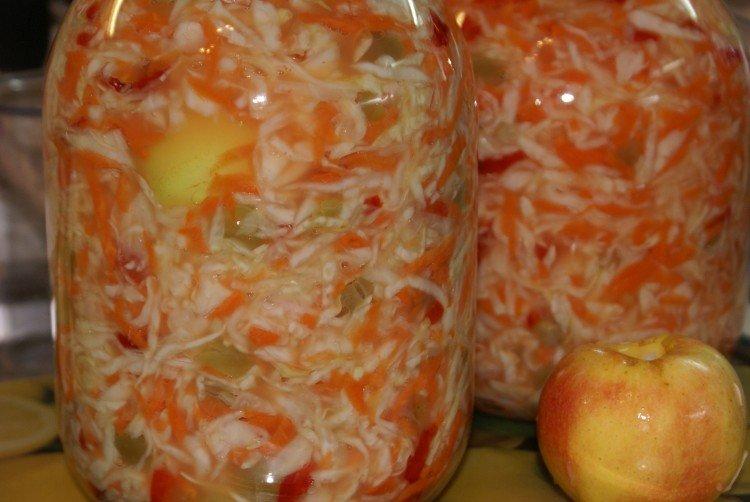 Salade de chou aux pommes