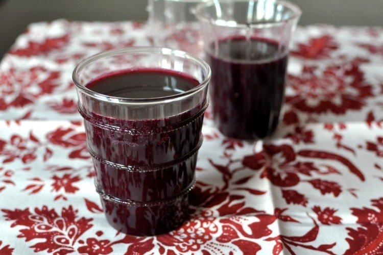 Jus de chèvrefeuille pour l'hiver
