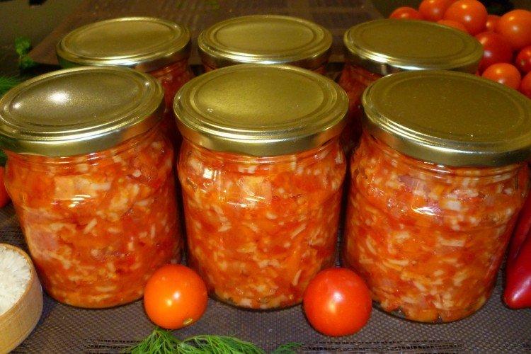 Récolte avec du riz pour l'hiver