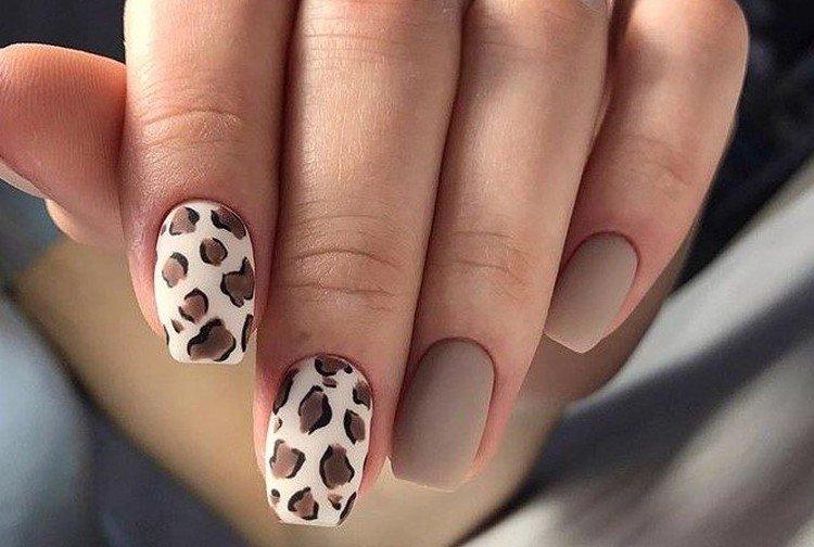 Manucure imprimé animal