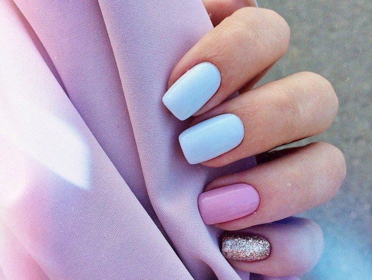 Manucure pastel délicate