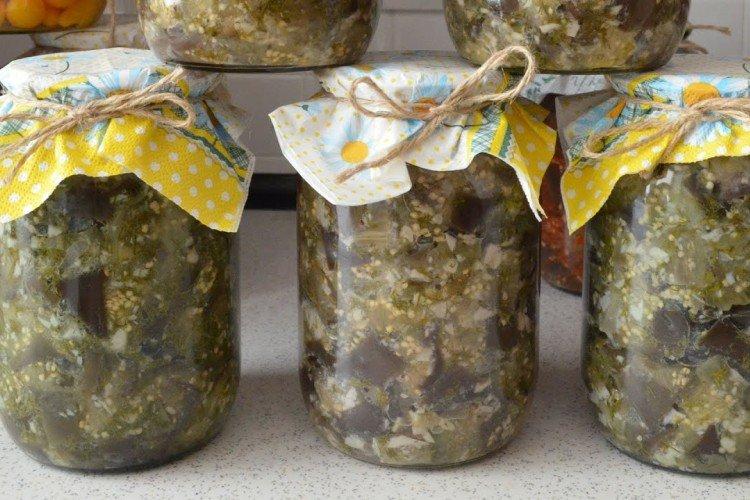 Aubergine aux champignons