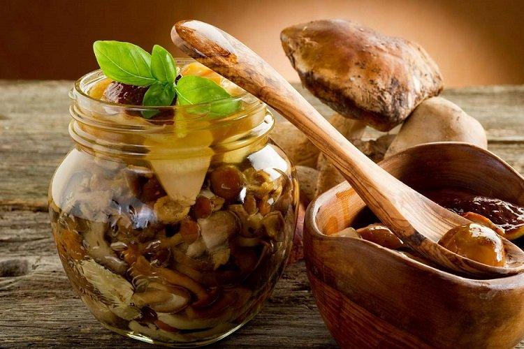 Champignons marinés au vinaigre balsamique