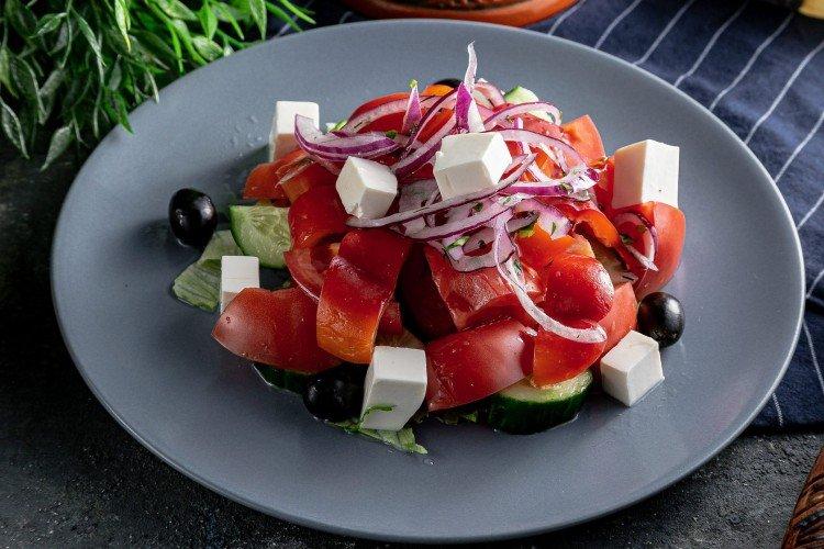 Salade de poivrons et feta