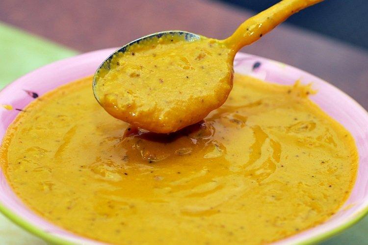 Marinade moutarde-miel pour brochette de porc