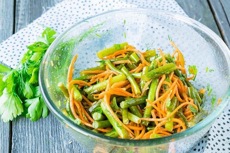 Flèches à l'ail marinées à la coréenne