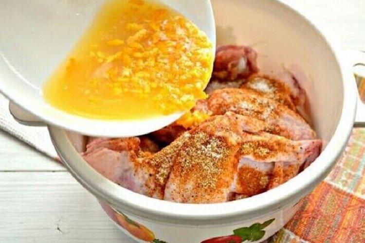 Marinade au gingembre et curcuma
