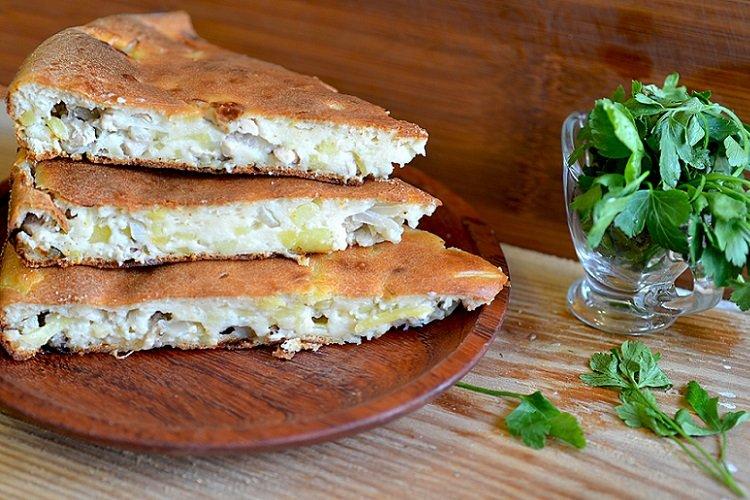 Tarte au kéfir en gelée avec crème sure