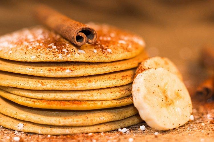 Crêpes à la banane et à la cannelle
