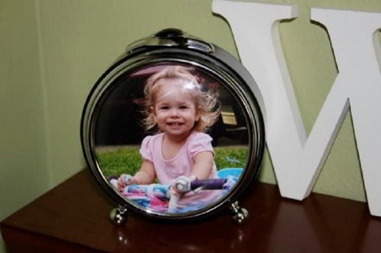 Cadre photo rétro bricolage à partir d'un réveil