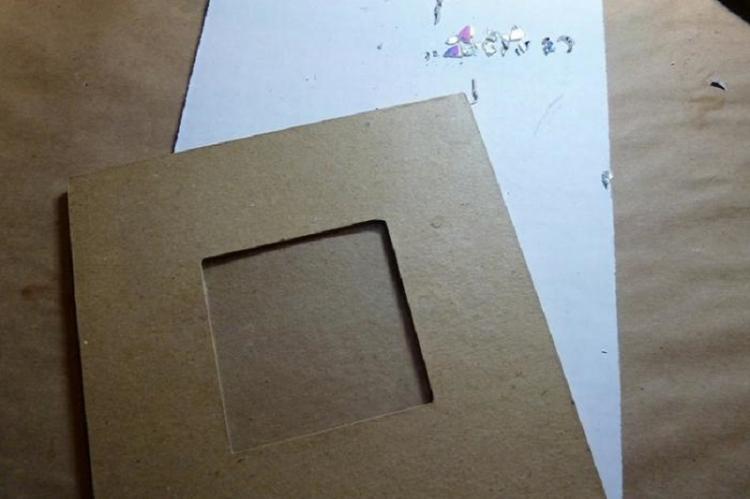 Cadre photo mosaïque bricolage