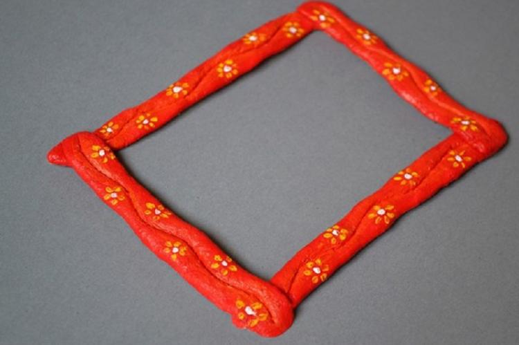 Cadre photo en pâte à faire soi-même