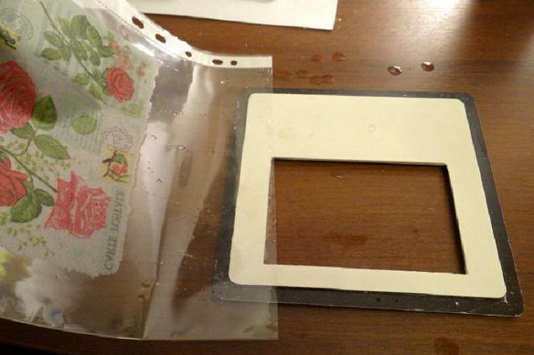 Cadre photo de découpage bricolage