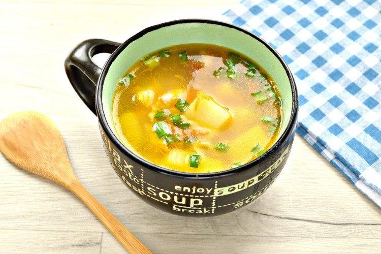 Soupe aux pois avec ventricules de poulet - recettes