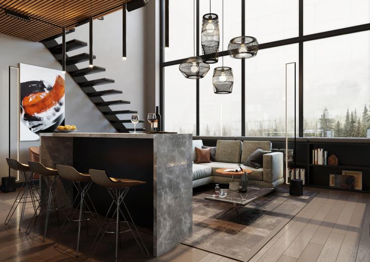 Salon Esprit de liberté - design d'intérieur