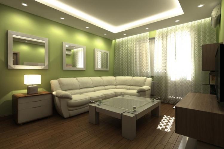 Décoration de plafond - Design de salon à Khrouchtchev