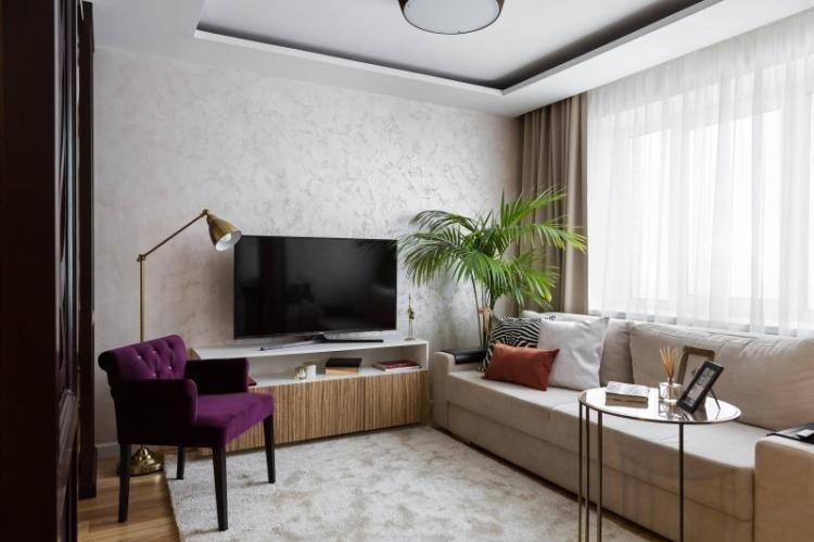 Design d'intérieur de salon dans le style du minimalisme - photo