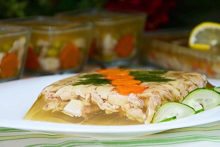 Aspic de poulet et de dinde - recettes