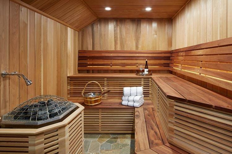 Intérieur du bain et du sauna - photo