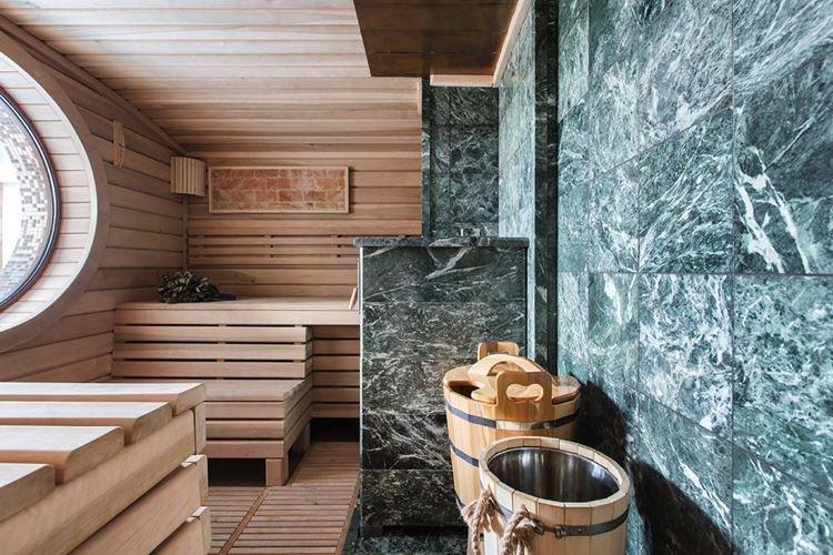 Intérieur du bain et du sauna - photo