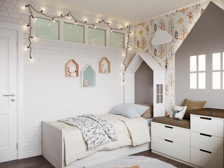 Intérieur de chambre d'enfant Ma maison