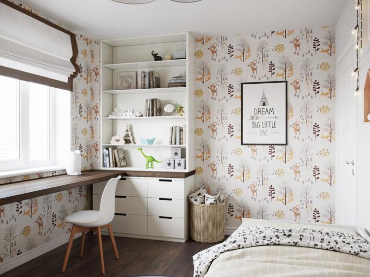 Intérieur de chambre d'enfant Ma maison