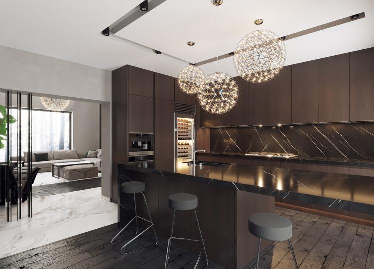 Intérieur de maison pour un jeune couple