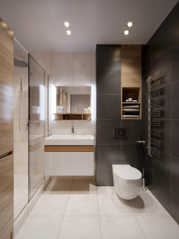 L'intérieur de l'appartement est de 50 m².