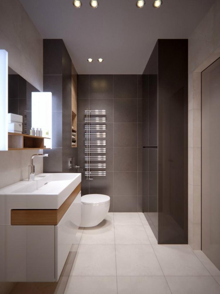 L'intérieur de l'appartement est de 50 m².