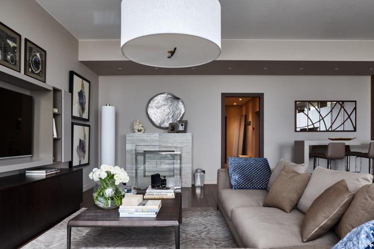 Intérieur d'un appartement pour acteurs de cinéma, Moscou