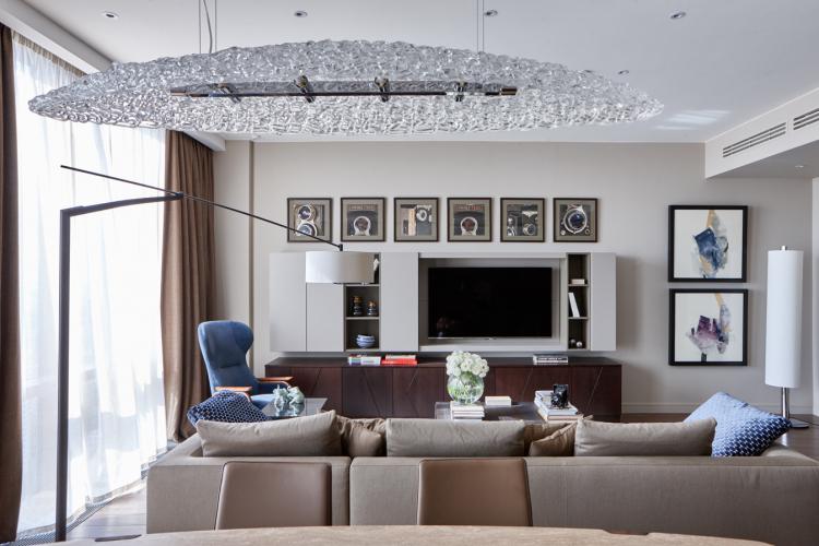 Intérieur d'un appartement pour acteurs de cinéma, Moscou