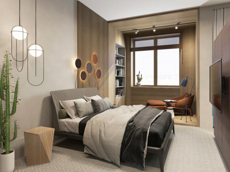 Intérieur d'appartement pour une jeune famille