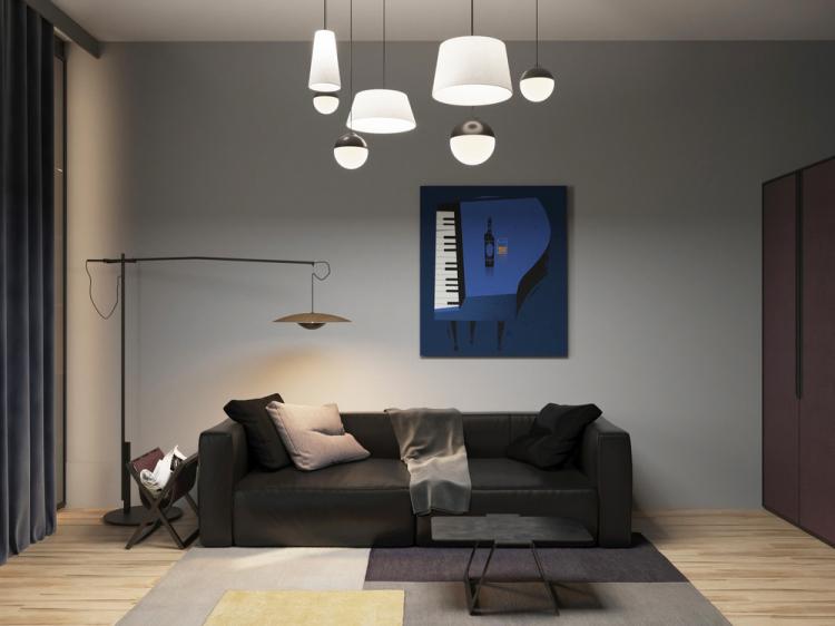 Intérieur d'appartement pour une jeune famille