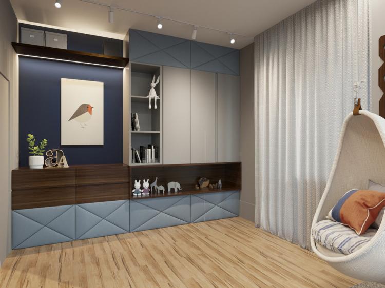 Intérieur d'appartement pour une jeune famille