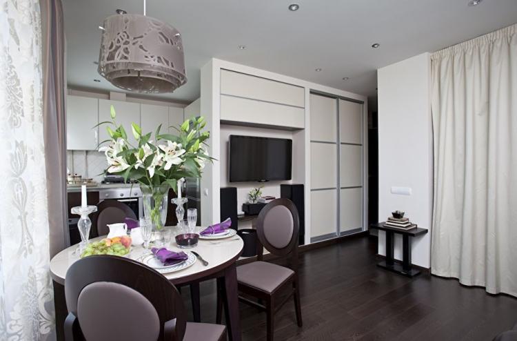 Intérieur de l'appartement cappuccino