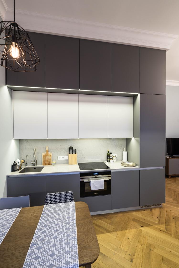 Intérieur d'un appartement sur le remblai de Mytninskaya