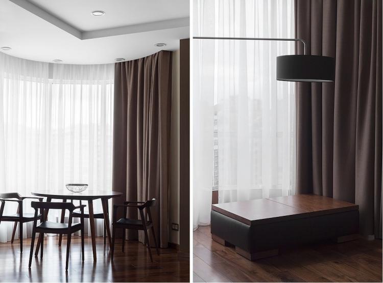 Intérieur d'un appartement dans le complexe résidentiel Mirax Park, Moscou