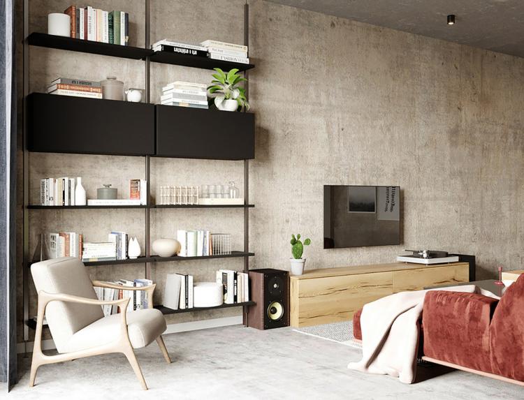 L'intérieur de l'appartement dans le complexe résidentiel Olympic Park