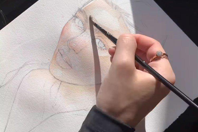 Comment peindre un portrait d'homme à l'aquarelle