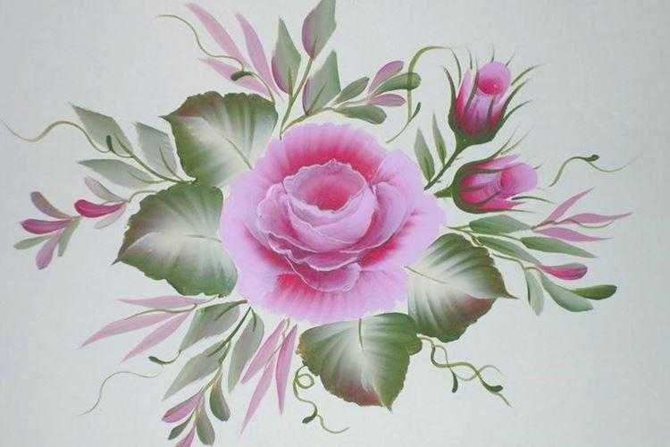 Comment dessiner une rose en une minute d'un seul coup