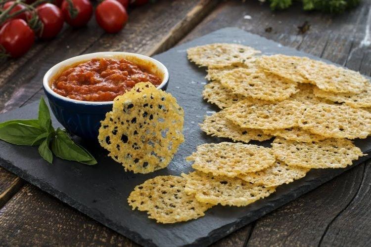 Chips de fromage maison - comment faire