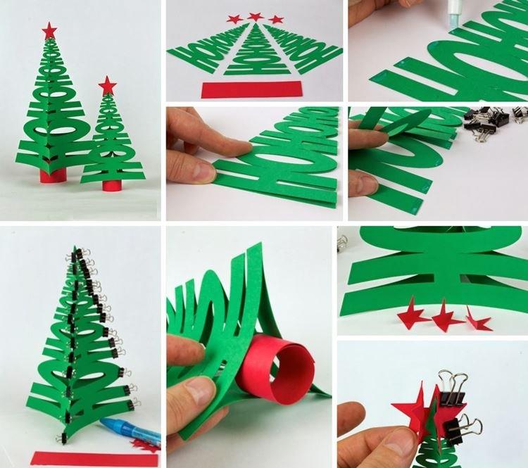 Sapin de Noël No-No-No - Comment faire un sapin de Noël en papier