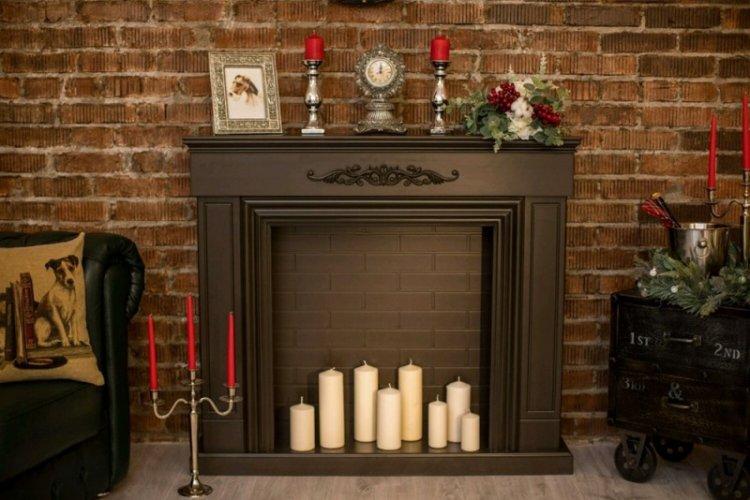 Fausse cheminée à faire soi-même en bois