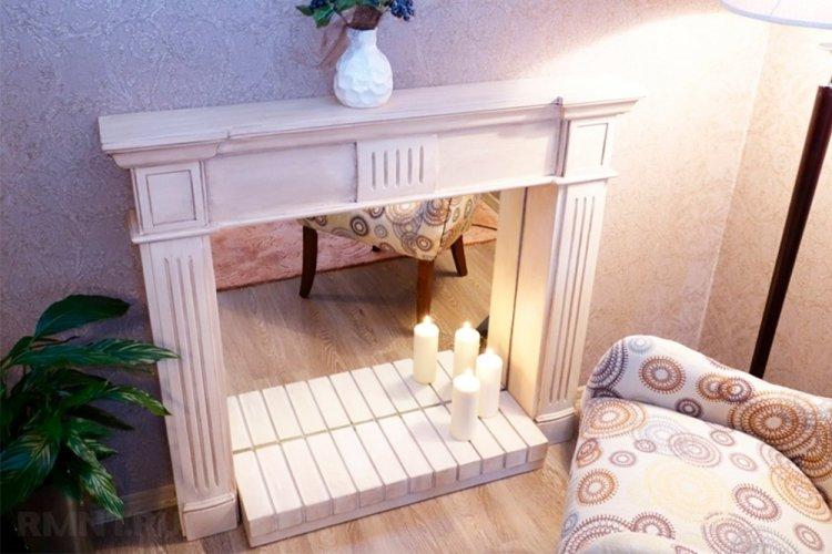 Fausse cheminée à faire soi-même - photo