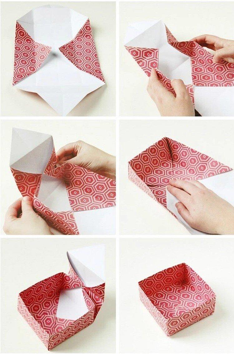 Boîte de papier d'emballage simple - Comment faire une boîte de papier